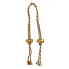 Braccialetti Charm Buddhist Copper Preghiera Mala Counter Bell Vajra per Lucky