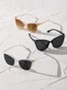 Солнцезащитные очки 3 шт. Cat Eye Plastic Frame Vintage Funky Glasses для открытых ежедневных декора