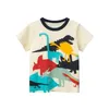 Vêtements coréens pour enfants Summer 2024 T-shirt à manches courtes coton pour garçons Camouflage imprimement O-cou bébé Top pour enfants Vêtements 240506