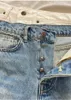 Jeans femminile 2024 all'inizio dell'autunno retrò vecchio lavato in alto in vita largo pantaloni in denim a gamba