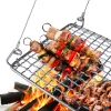 Accessoires Tomshoo Titanium Mini BBQ Grill Charcoal Barbecue Grill Food Carbon Furnace Gas Grill Camping Beach Picnic Cook Tools Equipment