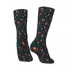 Chaussettes de chaussettes Folie basses hommes bois Floral Floral de haute qualité Gothic Autumn Running Sports Anti Sweat Modèle