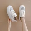 Scarpe casual piattaforma femminile papà 2024 estate ascensore traspirante White tenis sports