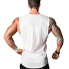 Men's Tank Tops Installing Muscles Please Wait Mens Gym Clothing Summer O-neck Sports Tank Top Mens Cotton Bodybuilding Fitness Slveless Shirt Y240507