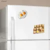 Kühlschrankmagnete nützliche Kühlschrankmagnet Auge Greifküchendekoration Harz kreatives Niedliche Lebensmittelform Kühlschrank Magnetismus wx