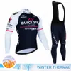 Snelle stap Warm Winter Thermal Fleece Cycling Jersey Zet mannen Outdoor Riding MTB Ropa Ciclismo Bib Pants Set Kleding 240506