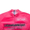 Tour de Italie Ditalia Pink Cycling Jersey Set Breathable Vêtements Mtb Vêtements Bicycle Bib Pants Bike Race Sportswear 240506