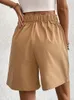 Shorts femminile Jim Nora Women Summer High Waist Pallina LADAGGIO CASTICHE CHUAD VINTAGE SOLID ABBIGLIAMI Pantaloni a matita corta femmina