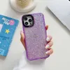 Корпуса сотового телефона Bling Glitter Powder Dynamite Seercins Cash для телефона 15 14 13 12 11 Pro Max Fashion Красочная шок -надежная бампер