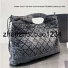 CF Bags Blue Grey Chanellies denim Designer-Designer Cowboy Chain Tote Womens Flap Lattice Wallet Crossbody Classics Clutch Totes Purse