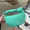 Handbags Jodie Designer Venetabottegs Mini Hand Woven Knotted Buns and Dumpling Genuine Leather