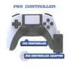 Game Contrôleurs Joysticks Playstation 5 PC Board de jeu VIBRATION Connexion sans couture avec l'adaptateur 2,4 g J240507