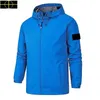 Stone Jacket Island Plus Size Coat Designer's New Men's Rushsuit Men's Long Sleeve Casual Sports Brand Zipper Outdoor Waterproof Coat Men's Dress CP Jacket Y8