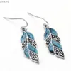 Dangle Chandelier Bohemian Retro Indian Style Blue Vortex Drop Earrings Womens 펜던트 낚시 고리 귀걸이 소녀 선물 XW