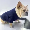 Hundekleidung T-Shirt-Kragenhemden für mittlere Hunde Junge Französische Welpe T-Shirt-Hemd Tropfen
