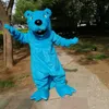 2024 Halloween Blue Beaver Mascot Suit costume da festa Halloween Abbigliamento Abbigliamento Attività per le attività di vendita Dimensioni per adulti