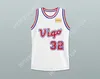NAY MENS Custom Mens Youth/Kids Monica Wright 32 Vigo Basketball Jersey con amore e patch di basket top top cucite S-6xl