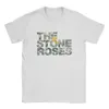 Męskie koszulki The Stone Roses T koszule dla mężczyzn Pure Cotton Funny T-shirt Okoła szyi świąteczna wycieczka T-Shirt Short Slve Ubranie Summer T240506