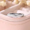 Bagues de mariage mignonnes femelles en cristal blanc zircon en pierre de fiançailles