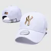 Дизайнерские шляпы для мужских бейсбольных шапок Нью -Йорк Регулируемая Cacquette Luxe Fashion несколько цветов бейсбол