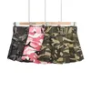 Skirts Street Womens Pink Camouflage plissé Mini Skateboard Dance School Girl High Waistband Playing A-Line New Q240507