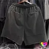 Shorts masculins 2024 Gris foncé en gris blanc Polyline coudre les hommes Femmes Femmes épais POCHES MATRICES DAR BONS INTÉGRÉ