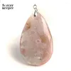 Pendant Necklaces High Quality Natural Cherry Blossoms Agate Stone Beads Pendants Wholesale Necklace For Women's Men's Jewelry BE974