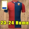 23 24 24 Koszulki piłkarskie Genoa Puscas Coda 2023 2024 EKUBAN YALCIN RETEGUI BADELJ Ilsanker CFC Football Shirts Strootman Sabelli Pajac Hefti Men Anniversary Fouth