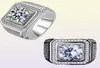 Nouveau hiphip anneaux de diamant complet pour hommes femmes 039