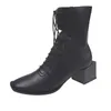 Boots British Style Short Women's 2024 Spring e Autumn Fashion