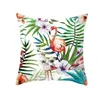 Coussin / oreiller décoratif plante tropicale décorative ER Polyester canapé coussin de coussin géométrie décoration de chaise de chaise