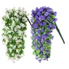 装飾的な花人工ブドウの紫外線抵抗性偽の植物バイオレットブド