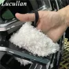 Guanti Lucullan microfibra spolverare le porte della ruota del guanto per guarni di guanti multiuso per i dettagli dell'auto