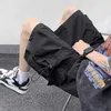 Men's Shorts Cargo Men Summer Strtwear Wide Leg Straight Bf Loose Casual Multi-Pocket Five-Point Sports Short Pant H240506