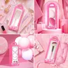Geschenkwikkeling 12 stks roze poppenfeest gunstboxen rekwisieten doos goodie tas candy traktatie verjaardag bachelorette