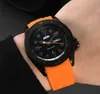 Tendencia de negocios Highend Colorido Reloj Relojes Hombres de cuarzo Cronógrafo Reloj Día Día Doble Calendario RETO RETO RETO RETO RETO MUBLADO RETRO DE ALTA CALIDAD