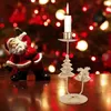 Bandlers Christmas Metal Candlestick Holder innovant Tea Light pour la décoration de mariage à la maison des vacances