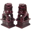 Sculpturen Feng Shui Fu Foo Dog Lion Wealth Good Luck Amulet Protection Standue Home Figurine Housewarming