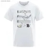 Camisetas masculinas kopie von gatos musicais notas mA