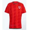 Męskie dreski Walii koszulki piłkarskie Bale Wilson Allen Ramsey World World Drużyna narodowa Puchar Rodon Vokes Home Football Shirt krótkie mundury dla dorosłych mundury dla fanów Wersja gracza Wersja gracza