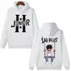 Hoodies féminins Junior H Sad Boyz Hoodie Man Femme Harajuku Hip Hop Pullover Tops Sweatshirt Music Fans Gift