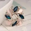 Pins broches dames mode sieraden uv kristallen broche gebruikt voor sjaalknop kleding accessoires bloemen opaalbroche wx
