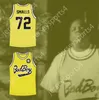 Niestandardowe niewiele młodzież/dzieci notoryczne B.I.G. Biggie Smalls 72 Bad Boy Basketball Jersey z 20-letnim topem zszyty S-6xl