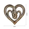 Figurine decorative Wall Fashion Wall Ciondolo Applicazione leggera ampia applicazione Hanging Heart Hands Decor Art Sculpture