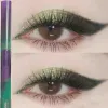 Eyeliner błyszczący perłowy penek eyeliner Wodoodporny brokat zielony purpurowy ciekawy cień cieni leżący pióro jedwabników
