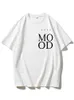 T-shirt féminin Blesyuki Fashion Simple Lettre imprimé T-shirts Fe Summer NOUVEAU plus taille Coton Soft Basic Tees Ladies Casual HARAJUKU TOPS D240507