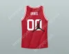 Niestandardowa rodzina młodzieży/dzieci materiały Steve Urkel 00 Vanderbilt Muskrats High School Basketball Jersey Deluxe Edition TOP STITCHED S-6XL