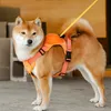 Haustierversorgungen Automatische einziehbare Hundeleine mit Kabelbaum ohne Ziehen Brust-Verstellbarer Brustband für die kleinen mittelgroßen großen Hunde 240506