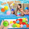 Toys de bain 30pcs Balles de trempage d'eau réutilisables ballons d'eau Cotton Splash Toys for Pool Beach Outdoor Summer Swimming Games Toy D240507