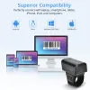 Scanners JRHC Barcode Scanner Wireless 1D 2D Portable QR Code PDF Barcode Scanner Wearable Finger Mini Bar Code Reader Scanners